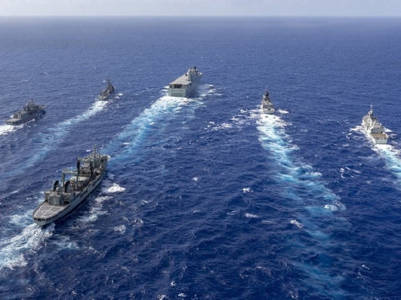 Phục vụ âm mưu nuốt trọn biển Đông: Trung Quốc điều tàu theo dõi tập trận hải quân lớn nhất hành tinh?