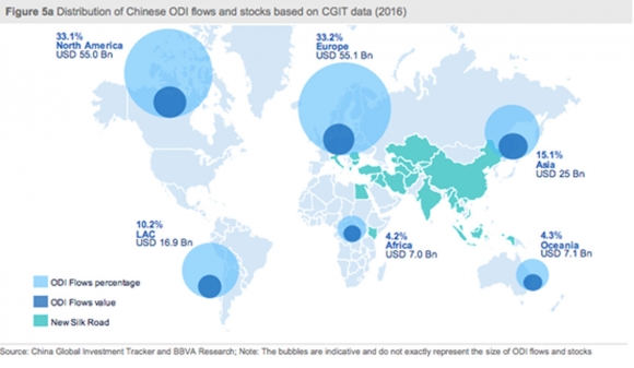 Trung Quốc mang tiền tấn đầu tư khắp thế giới