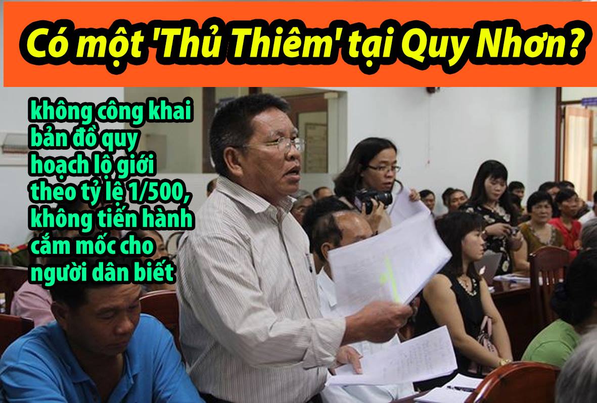Chủ tịch UBND tỉnh Bình Định Hồ Quốc Dũng mới mang mẹ ra thề vì dân, nay lại xuất hiện một Thủ Thiêm ở Quy Nhơn!