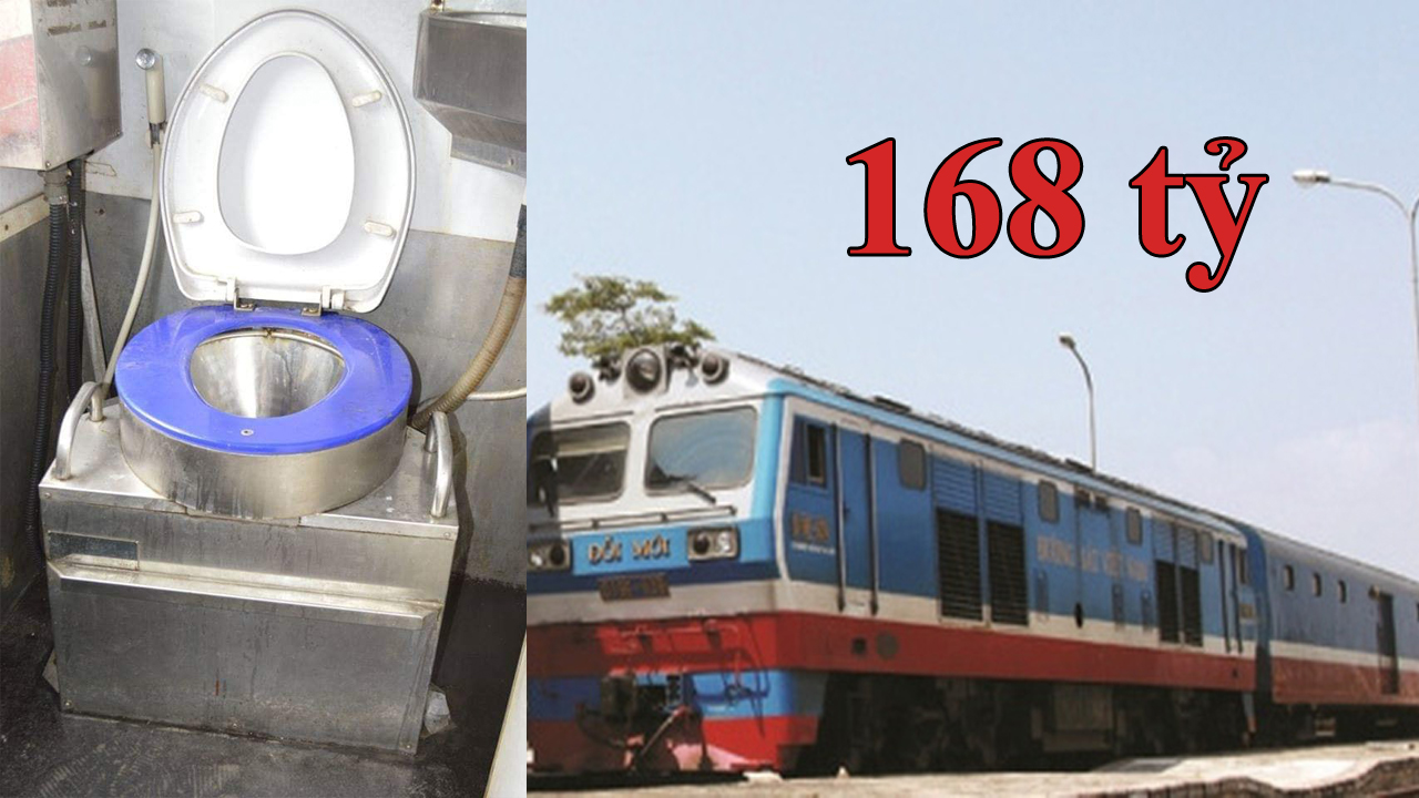Tổng công ty Đường să’t Việt Nam làm nhà vệ sinh 168 tỷ trên tàu rồi “vứt sọt rác”