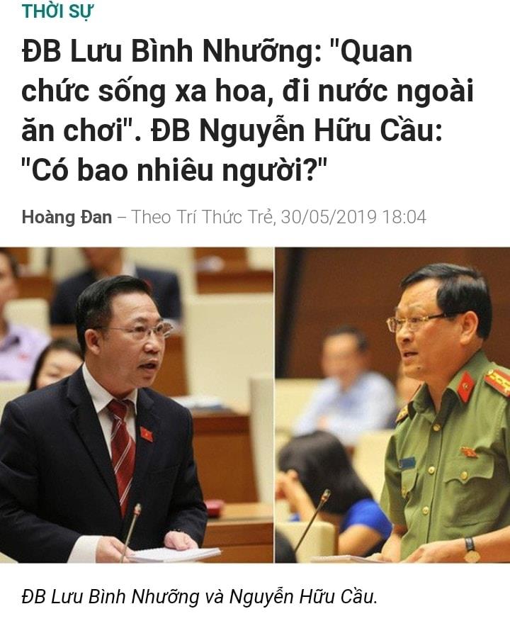 ĐB Lưu Bình Nhưỡng nói cho sướng mồm hay để dư luận chú ý đến mình?
