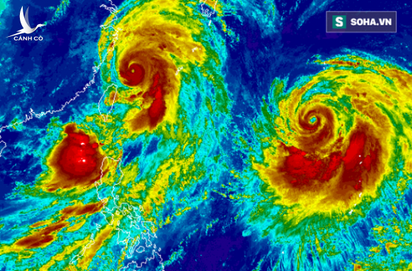 Đến ông trời cũng chống lại TQ, song bão Thái Bình Dương thành siêu bão cực mạnh, tiến thẳng về TQ