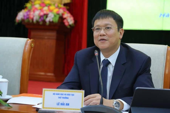 Thứ trưởng Lê Hải An – người ký quyết định kỷ luật 13 cán bộ có liên quan đến tiêu cực thi cử, nhưng bị hủy bỏ sau đó