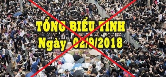Cảnh giác với âm mưu kích động biểu tình