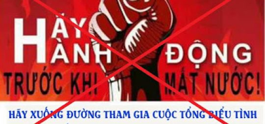 Kích động “Tổng biểu tình” dịp 19/8 và Quốc khánh 2/9 – Trò cũ nhưng phải cảnh giác