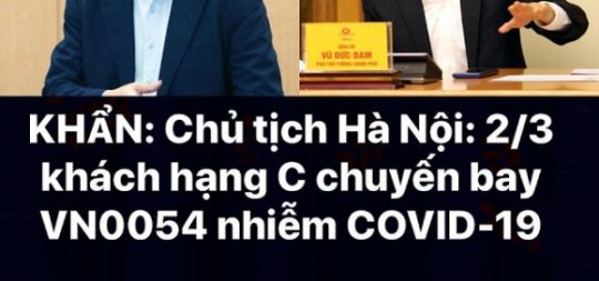 Chủ tịch Hà Nội công bố khẩn: 2/3 khoang hạng C chuyến bay VN0054 nhiễm Covid-19